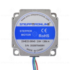 Nema 23 Stepper Motor 1.26Nm(178oz.in) 56mm 2.8A 6.35mm Shaft Laser/CNC Machine