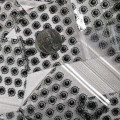 DIME BAGS 1000pc 2″ x 2″ SMELL PROOF – WE CHOOSE STYLES (100pc x 10 packs)