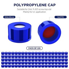 6000pcs 2mL Autosampler Vials 9-425 Caps MCE Membrane Filter 47mm 0.45um Gridded