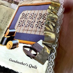 Handmade Authentic Vintage Junk Journal Book 90 Pgs Layered Lace Pockets Diary