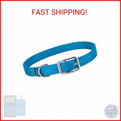 Weaver Leather Livestock Goat Collar, Hurricane Blue, Small