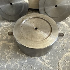 Aluminum Dead Weight 10000, 6600, 4900 Grams Laboratory 6 Inch Diameter