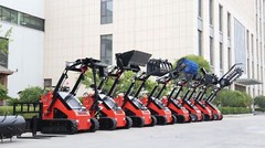 2024 NEW Mini Skid Steer Track Loader 23HP Gas EPA B&S Engine Electric Start