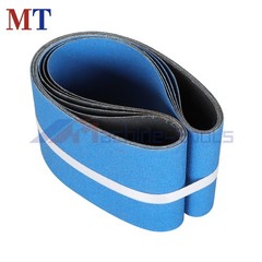 5 Pack 4 Inch X 36 Inch 120 Grit Premium Zirconia X-Weight Sanding Belts