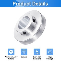 Single Groove Pulley 20mm Fixed Bore 50mm Outer Diameter for 6mm Belt