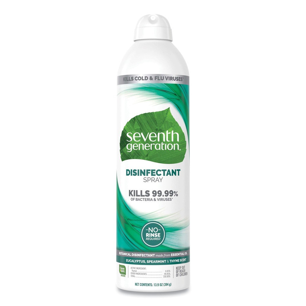 Seventh Generation 22981EA 13.9 oz. Disinfectant Sprays – Eucalyptus/Thyme New