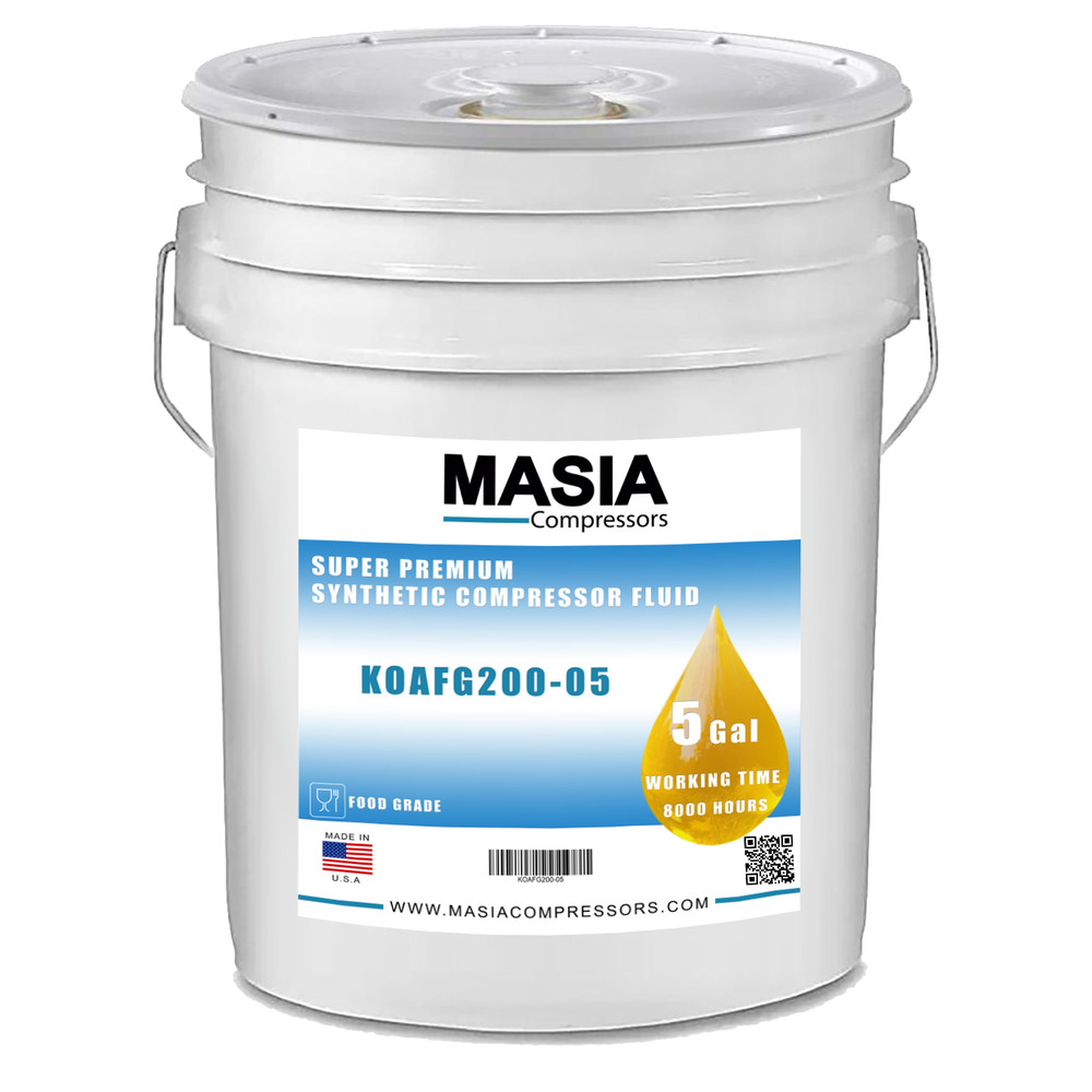 FG460-05 Kaeser Sigma Food Grade Lubricant 8000 Hour 5 Gal-Pail (S460F-05)