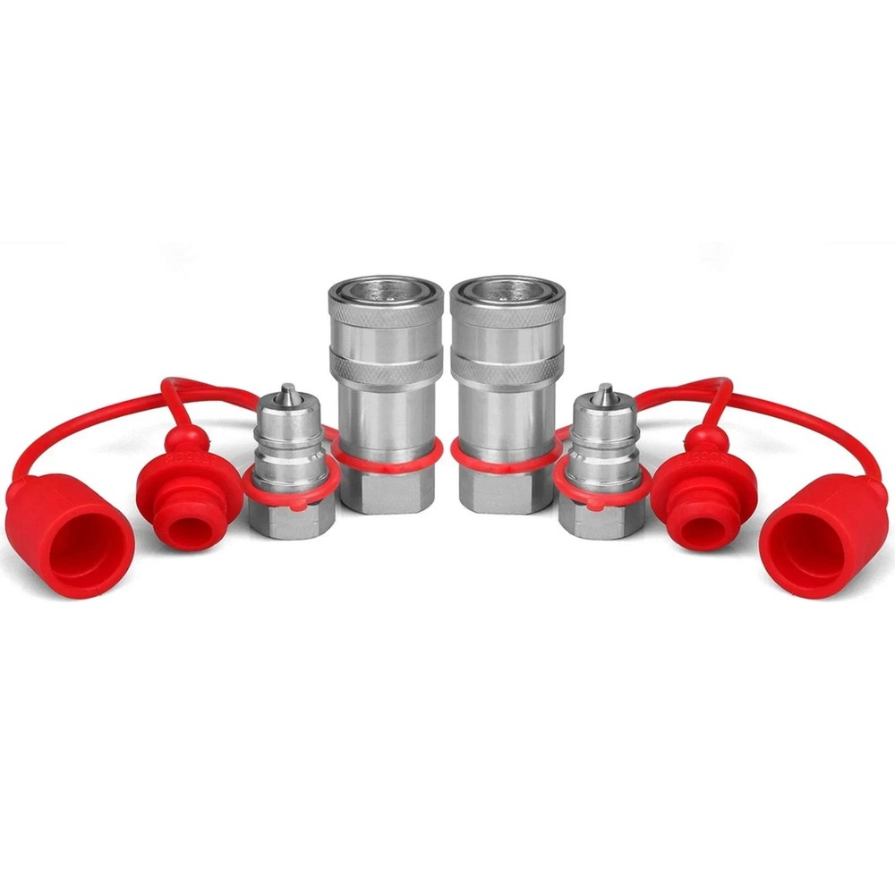 1/4″ Npt Iso 7241-B Hydraulic Quick Connect Couplers/couplings W/dust