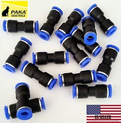 40 Pcs Air Pneumatic 5/16″to 5/16″ (8mm) Straight Push in Connectors Quick