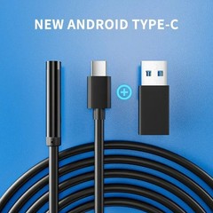 6LED USB Snake Endoscope Borescope HD Inspection Camera Scope For Android Type C