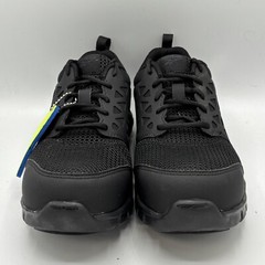 Reebok Sublite Cushion Comp Toe Work Shoe Black Womens Size 7.5W Men 9.5W