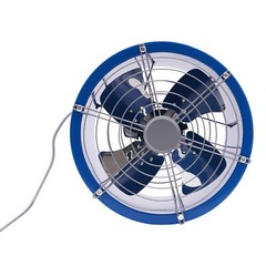 12″ 16″ Axial Exhaust Fan Ventilation Extractor Fan Wall-Mounted Square Blower