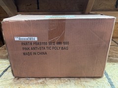 9″ X 12″ – 4 Mil Anti-Static Flat Poly Bags (1000 Per/Case) PBAS1150 (U1)