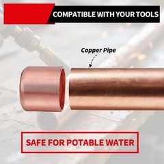 ROGVOC Plumbing Solder Copper Pipe End Cap – Plug, 50-Pcs 3/4 inch Heavy Duty