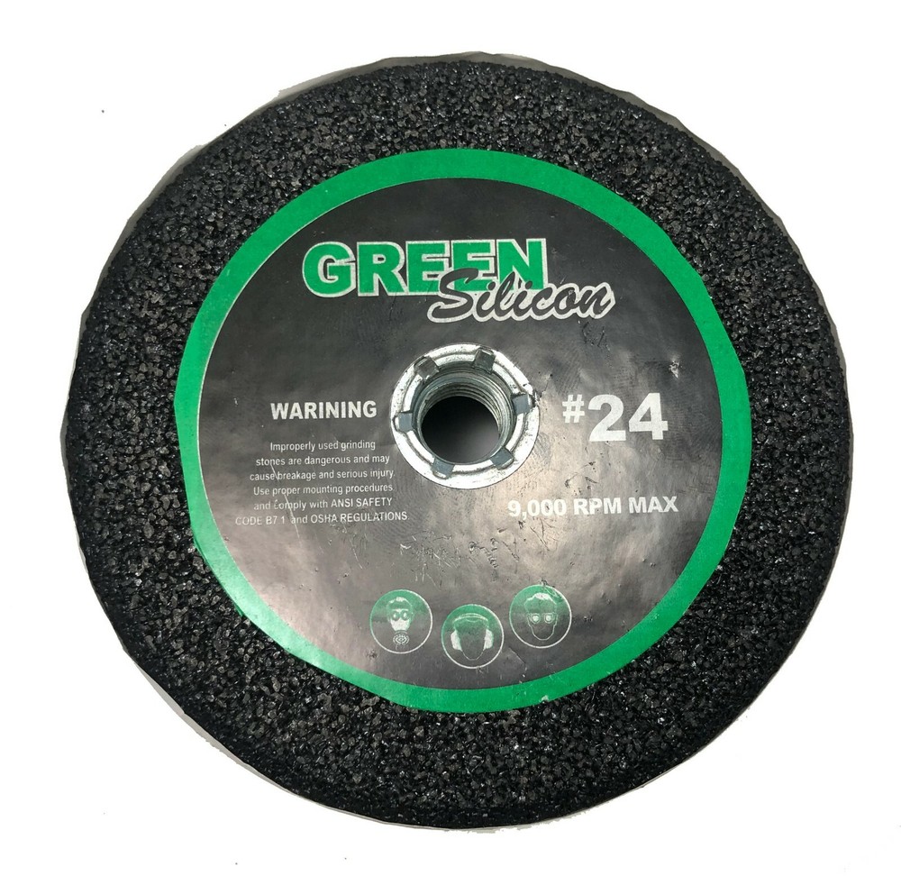 5″ Green silicon carbide grinding stone