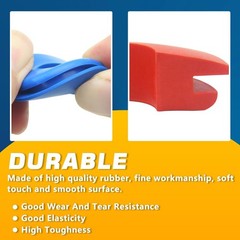 100pcs Rubber Glad Hand Seals for Trucks – Red & Blue