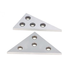 2PC 45 45 90 Degree Angle Blocks 30 60 90 Degree Angle Machinist Plate 0.0001″