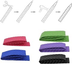 Fish Scale Pattern Heat Shrink Sleeve Wrap Fishing Rod Hanle Cork Grip Non Red