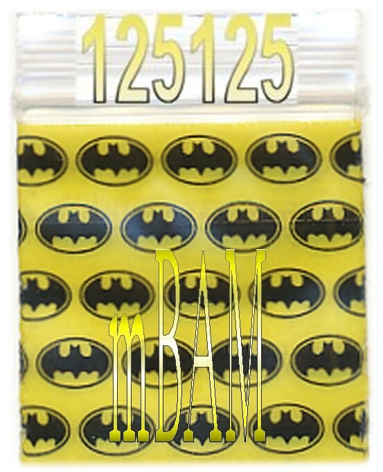 100 PACK SHERO2 125125 Apple Zip Baggies 1.25X1.25″ Mini POLYBAGS