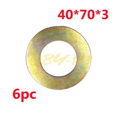6pc Bucket Pin Shim Kit 40x70x3mm For Caterpillar CASE, IH Excavator