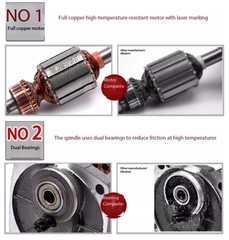 850W Electric Vibrator 13000 VPM Electric Concrete Vibrating Tool Portable