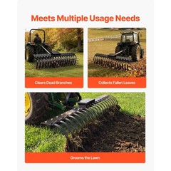 Uimoso 6 Pack Landscape Rock Rake Tines Replacement 1″ x 5/16″ Bolt-on Mount