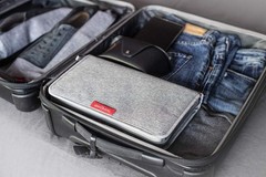 Leantravel Pill Case Organizer For Travel Passport Wallet Color Grey Size Extra