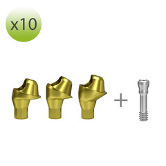 x 10 Multi-unit Angled Abutment 17°, 30° MegaGen BlueDiamond NC compatible