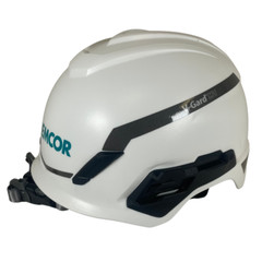 MSA V-Gard H1 EN50365 Adjustable White Safety Helmet with Chin Strap