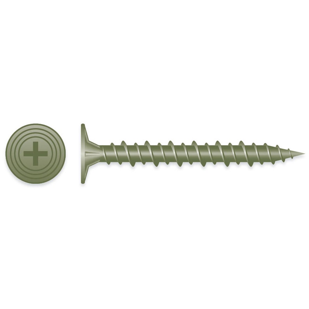#8 x 1-5/8″ PHILLIPS WAFER HEAD RUSPERT CEMENT BOARD SCREWS 4,000ct | 815CB