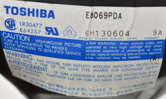 Toshiba Totoku MDT947B-1B 9″ Mono CRT CNC Display Monitor FANUC A61L-0001-0092
