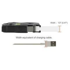 5pk Compatible Label Maker Tape 12mm for Brother P-Touch TZ-231 TZe-231 PT-D210