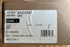 NORTON ASSA ABLOY 8301SXN Door Closer Full Kit -New In Box