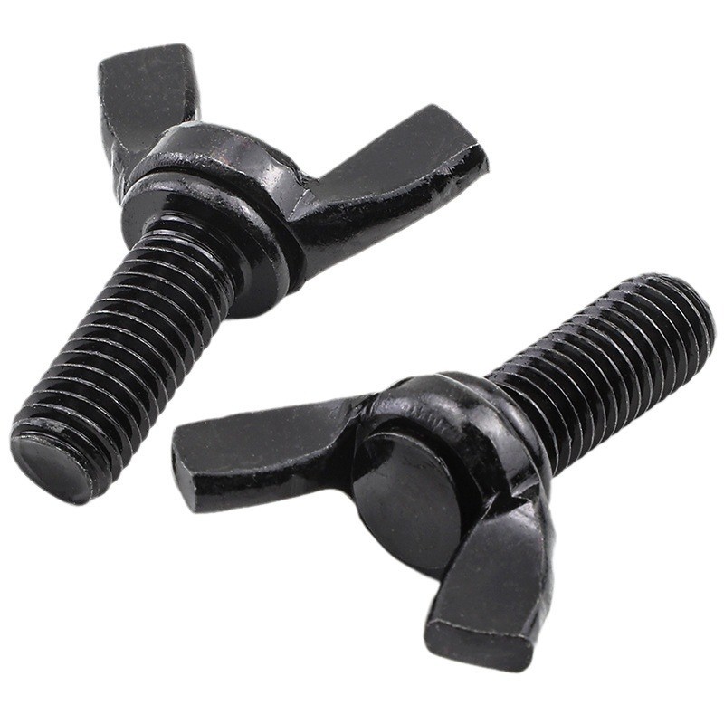 Black 304 Stainless Steel Wing Thumb Screws Bolts M3 M4 M5 M6 M8 M10