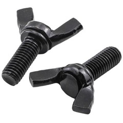 Black 304 Stainless Steel Wing Thumb Screws Bolts M3 M4 M5 M6 M8 M10