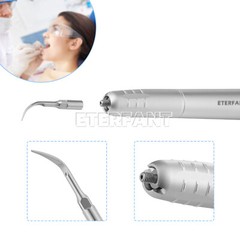 ENTERFANT Dental Ultrasonic Air Perio Scaler Handpiece Hygienist 2H/4H+3Tips