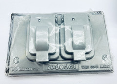 Lot of 4 Red Dot CCD / WR100-C Duplex Weatherproof Cover 1-Gang w/ gasket