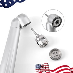 10X Dental 45Degree Push Button High Speed Handpiece Single Water Spray 2Holes