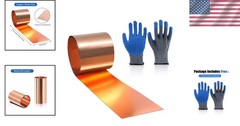Durable Copper Sheet Metal 3500x100mm 0.4mm Thick Roofing DIY Crafts