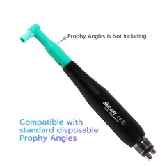 Dental Prophy Handpiece Mini Hygiene Low Speed Air Motor 4 Hole 2.4oz Nose Cone