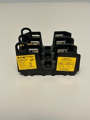 New Eaton Bussman HM25030-xSR Fuse Block 250V-30A 3 Pole Class H or R Fuses 8pcs