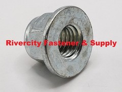 M10-1.5 Flange Nylon Insert Lock Nuts M10 x 1.5 Nuts 10mm x 1.5 Nut M10 x 1.5