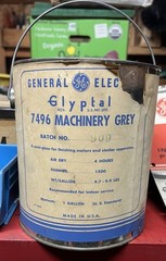 General Electric 1961 Glyptal Paint 7496 Machine Grey Full With Brochure