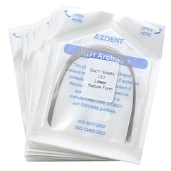 10X AZDENT Dental Orthodontics Super Elastic Niti Round Arch Wire Nature Form