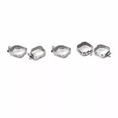 80/set Dental Orthodontic Buccal Tube 1st Molar With Bands Roth/MBT 022″ 16#-35#
