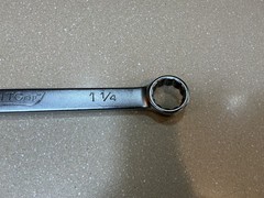 1-1/4” combination wrench, Wright Tools USA
