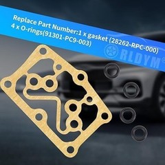 Dual Linear Solenoid Gasket and O-Ring Set 28262-RPC-000 91301-PC9-003 for 2006-