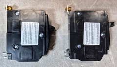 Square D QOB170 1-Pole 70 Amp Bolt-On Circuit Breaker 120/240V NQ Panel (Pair)
