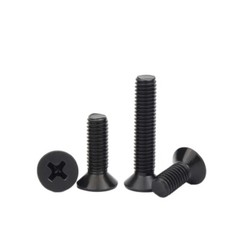 Countersunk Screws Machine Phillips Screw Black Stainless Steel Flat Head Bolts