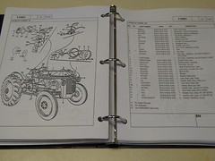 Ford 2N, 8N, 9N Tractor Repair Service Manual, Parts Catalog, Operators Manual
